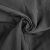 Women's Slim Fit Extra Thick Four-Sided Elastic Single Breasted Jacket with Stand Collar Long Sleeves Elegant Style for Fall in Black