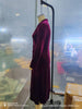 Women's Velvet-Style Blazer Dress, Double-Breasted Front, Long Sleeves and Split Hem