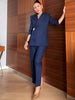 Women's Elegant Long Sleeve Solid Color Polyester Fashion Suit Set for Autumn Work Office in Solid Color