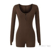 Women's Slim Fit Cotton Blend U-Neck Long Sleeve Versatile Blazer with Straight Style for Spring in Black and Turmeric