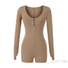Women's Slim Fit Cotton Blend U-Neck Long Sleeve Versatile Blazer with Straight Style for Spring in Black and Turmeric