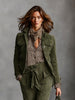 Women's Regular Fit French Style Polyester Solid Color Suit Collar Long Sleeve Single Row Multiple Buckles Jacket with Buttons for Fall in Brown Black