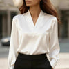 Women's Regular Fit Polyester Solid Color V-Neck Long Sleeve Pullover Blazer with Hood for Casual Work in Black Khaki Pink