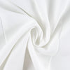 Women's Slim Fit Single Breasted Polyester Blazer with Lapel Long Sleeves and Pocket for Office in White Black