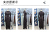 Women's Long Dress, High Neck, Flared Sleeves and Tiered Ruffle Skirt