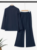 Spring Autumn Women Outfits Office 2 Piece Sets Elegant Long Sleeve Blazer Pant Sets Solid OL Work Tracksuit