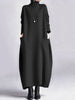 Zanzea Sweatshirt Dress Women Casual Turtleneck Long Sleeve Solid A-Line Midi Dresses for Woman FW Cozy Warm Robes