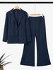 Spring Autumn Women Outfits Office 2 Piece Sets Elegant Long Sleeve Blazer Pant Sets Solid OL Work Tracksuit