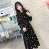 Women's Floral Chiffon Long Dress, Defined Waist A-Line Dress for Spring Styling