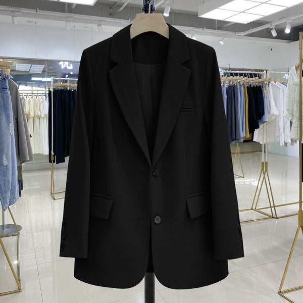 Women's Loose Fit Blazer, Casual Suit Jacket for Fall Work Office and Everyday Styling