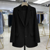 Women's Loose Fit Blazer, Casual Suit Jacket for Fall Work Office and Everyday Styling