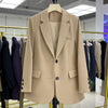 Women's Loose Fit Blazer, Casual Suit Jacket for Fall Work Office and Everyday Styling