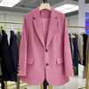 Women's Loose Fit Blazer, Casual Suit Jacket for Fall Work Office and Everyday Styling