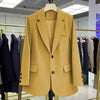 Women's Loose Fit Blazer, Casual Suit Jacket for Fall Work Office and Everyday Styling