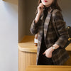 Women's Plaid Blazer, Suit Jacket for Fall Work Office and Everyday Styling