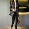 Women's Plaid Blazer, Suit Jacket for Fall Work Office and Everyday Styling