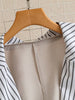 Women's Loose Fit Blazer, Contrast Lapel Collar Suit Jacket for Casual Styling