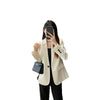 Women's Tailored Blazer, Defined Waist Suit Jacket for Work Office and Casual Styling