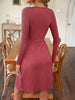 Women's Long Sleeve Dress, Fall Winter Layering Dress for Everyday Styling