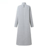 Zanzea Sweatshirt Dress Women Casual Turtleneck Long Sleeve Solid A-Line Midi Dresses for Woman FW Cozy Warm Robes