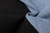 Women's Denim Patchwork Blazer, Loose Fit Notched Collar Long Sleeve Single-Breasted Jacket with Pockets