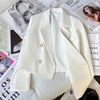 Women's Cropped Long-Sleeve Blazer
