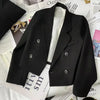 Women's Cropped Long-Sleeve Blazer