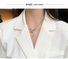 Women's Oversized Short-Sleeve Blazer with Pockets in Black or White