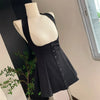 Two Piece Sexy Chic Halter Female Dresses Basic Polo Neck Button Shirt Slim Simple A-line XS-L Women Dress