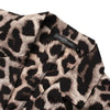 Women's Oversized Leopard-Print Blazer with Notched Lapels
