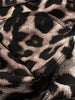 Women's Oversized Leopard-Print Blazer with Notched Lapels
