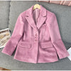 Women's Wool Long-Sleeve Blazer