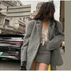 Women's Wool Long-Sleeve Blazer