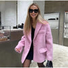 Women's Wool Long-Sleeve Blazer