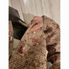 Women's Cropped Tweed Blazer with Long Sleeves and Front Pockets