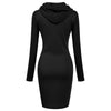 Ladies Dress Autumn Women Hooded Dresses Hoodies Sweatshirts Dress Tops Ladies Clothing