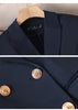 Women's Short-Sleeve Blazer Jacket in White Black or Navy