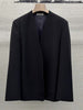 Blazer Coat For Women Long Sleeves Solid Color Irregular Casual Office Lady Clothing Sumemr 2DA5300