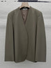 Blazer Coat For Women Long Sleeves Solid Color Irregular Casual Office Lady Clothing Sumemr 2DA5300