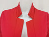 Women's Slim-Fit Long-Sleeve Blazer with Notched Lapels in Multiple Colors