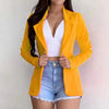 Women's Blazer Formal Office Work Set Pocket Jacket Coat Loose women's wear
