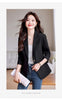 Women's Single-Button Blazer for Autumn and Winter in Black White or Red