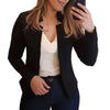 Spring Women Blazer Jacket Female Long Sleeve Thin Coat Open Stitch Blazer OL Womens Basic Jackets and Coats Femme Tops