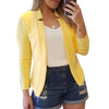 Spring Women Blazer Jacket Female Long Sleeve Thin Coat Open Stitch Blazer OL Womens Basic Jackets and Coats Femme Tops
