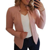 Spring Women Blazer Jacket Female Long Sleeve Thin Coat Open Stitch Blazer OL Womens Basic Jackets and Coats Femme Tops