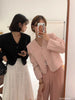Women's 5 Colors Autumn Chic Korea Design Short High Street Cute Elegant Office Button Notched Blazer
