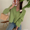 Women's 5 Colors Autumn Chic Korea Design Short High Street Cute Elegant Office Button Notched Blazer