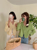 Women's 5 Colors Autumn Chic Korea Design Short High Street Cute Elegant Office Button Notched Blazer