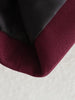Women's Claret Long Blazer with a Relaxed Fit and Long Sleeves