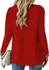 Women's Long-Sleeve Blazer with a Button Front and Pockets in Eight Colors